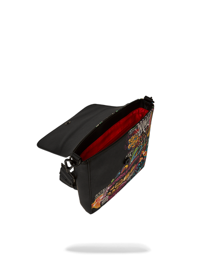 HALF GRAF LIPS MESSENGER BAG