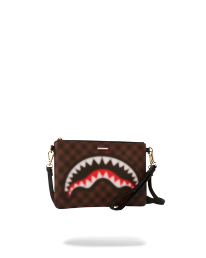 SHARKS IN PARIS BLUR EFFECT CROSSOVER CLUTCH