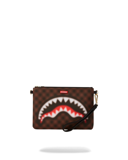 SHARKS IN PARIS BLUR EFFECT CROSSOVER CLUTCH