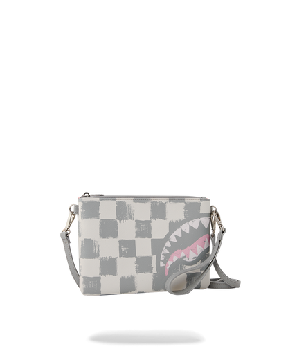 VANQUISH CREAM CROSSOVER CLUTCH