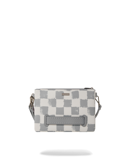 VANQUISH CREAM CROSSOVER CLUTCH