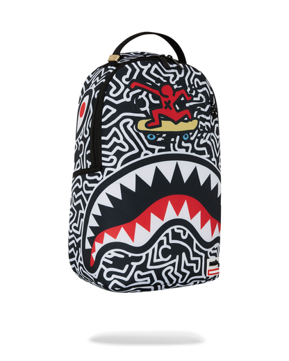 KEITH HARING SKATER SHARK DLXSR BACKPACK