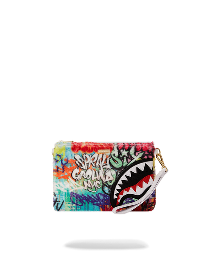 LE MONDE DES GRAFFITIS CROSSOVER CLUTCH