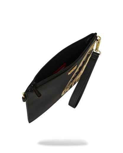 GOLDHEART SHARK DRIP CROSSOVER CLUTCH