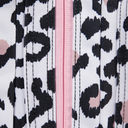45L Backpack Leopard Pink Zip
