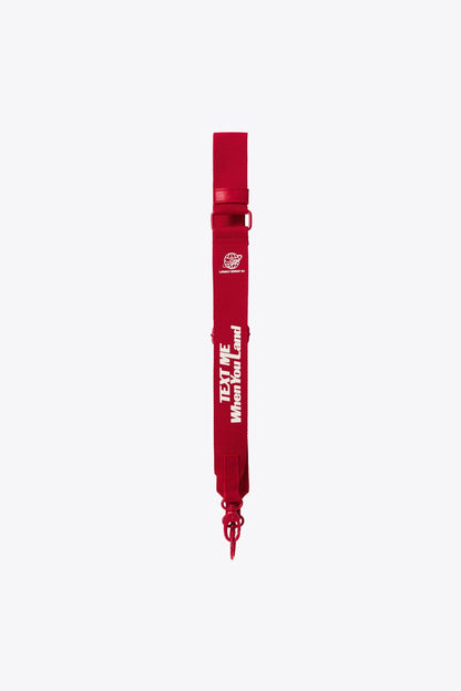Resale The Shoulder Strap in Text Me Red