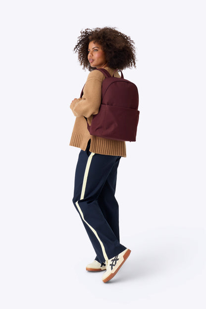 The Classic Backpack in Burgundy