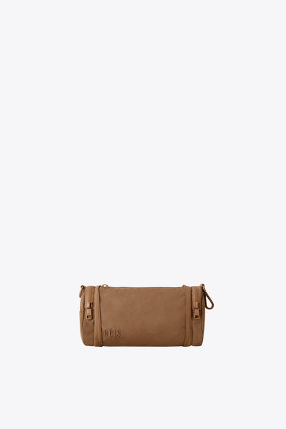 The Expandable Crossbody Charm in Camel