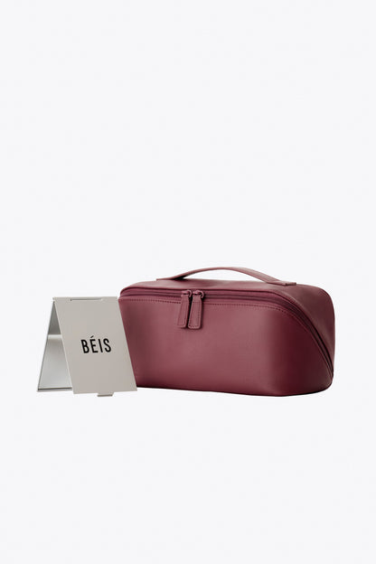 The Essential Toiletry Kit in Burgundy