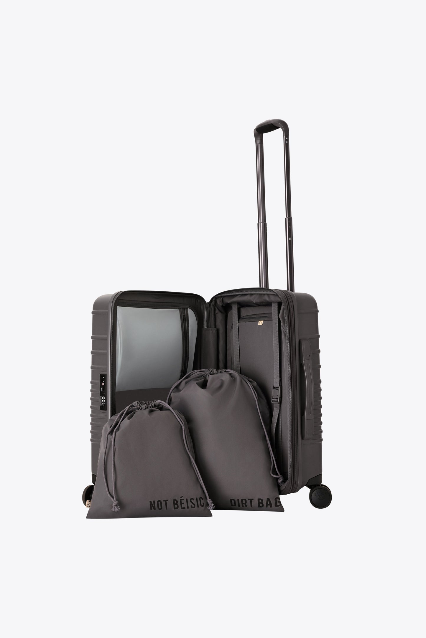 The Carry-On Roller in Charcoal