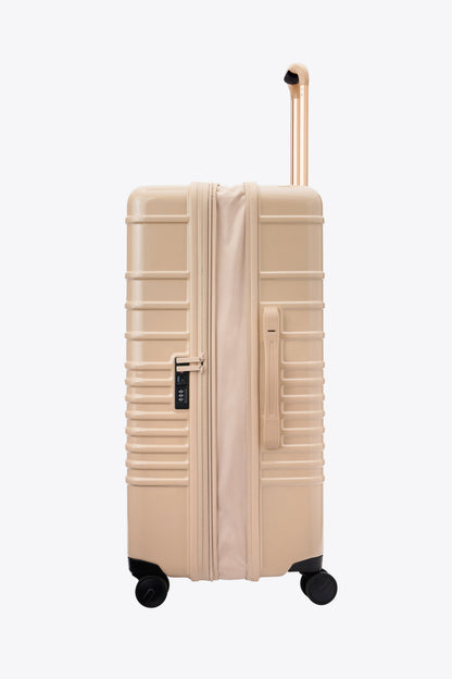 Resale The Large Check-In Roller in Glossy Beige