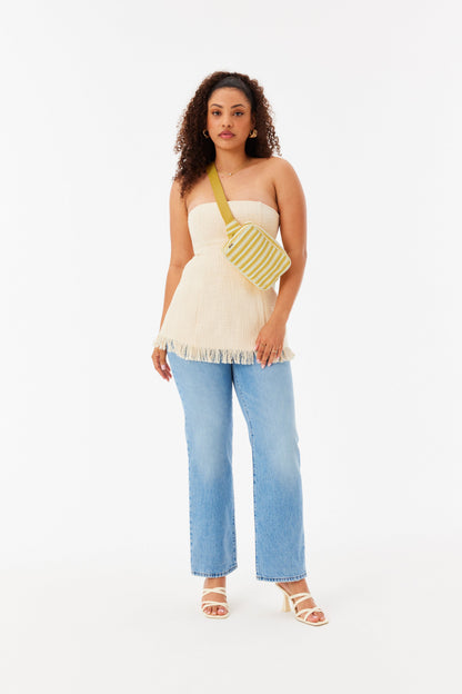 Resale The Belt Bag in Honey Stripe
