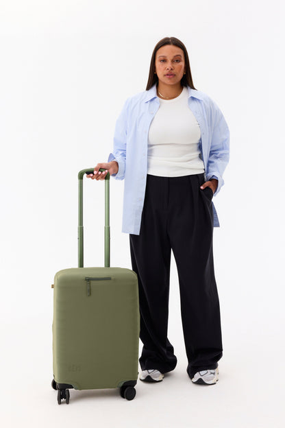 Resale The Carry-On Luggage Cover in Olive