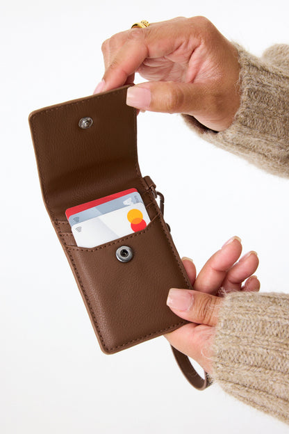The ID Wristlet in Maple