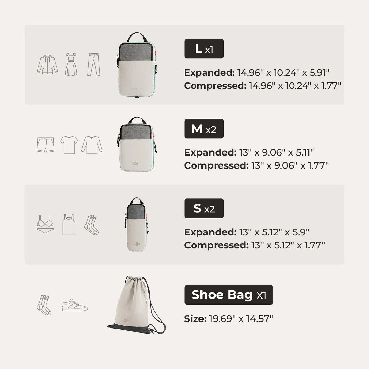 Blast Packing Cubes (Free-Gift)
