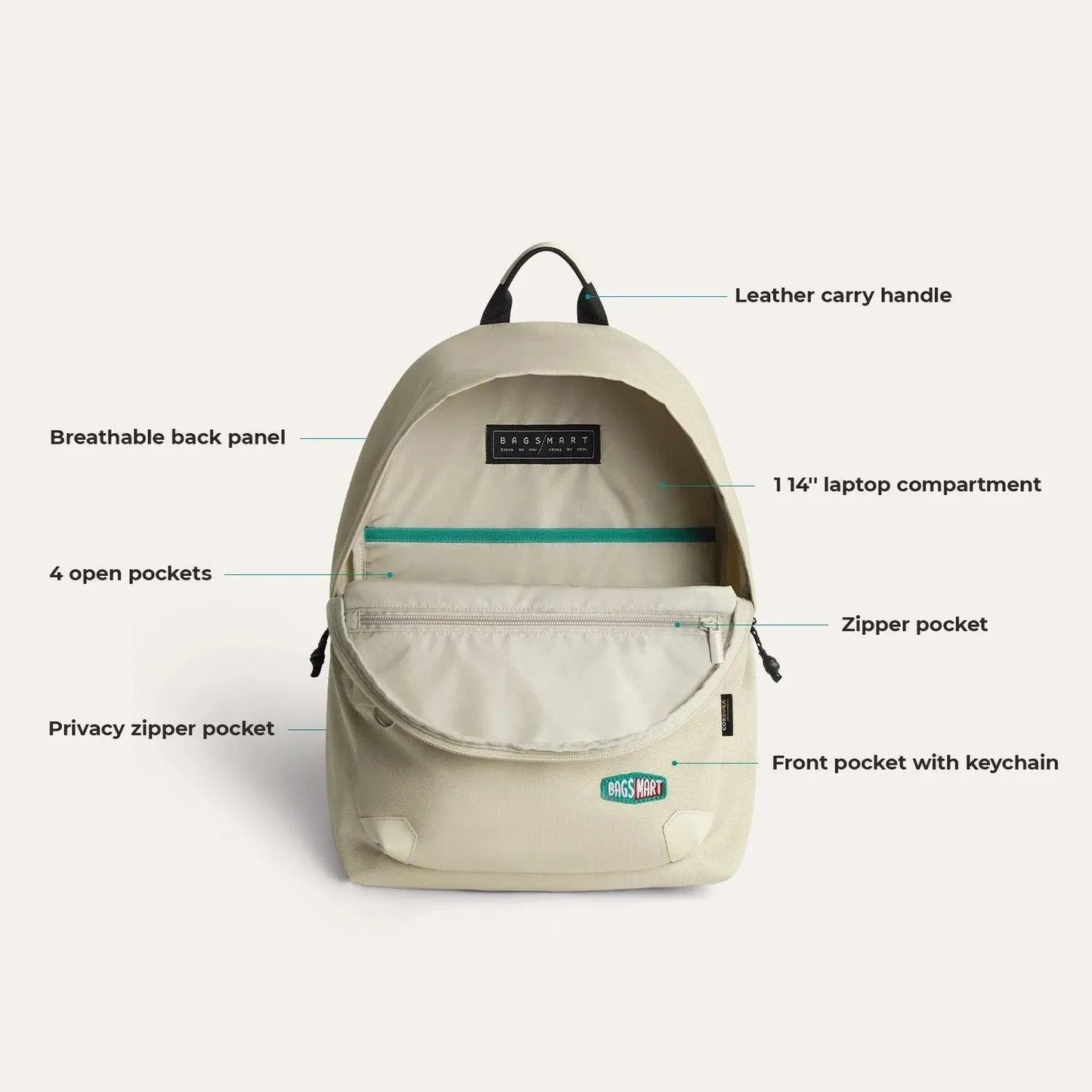 (FREE GIFT‹¬?Cordura?? Campus Backpack with Laptop Sleeve