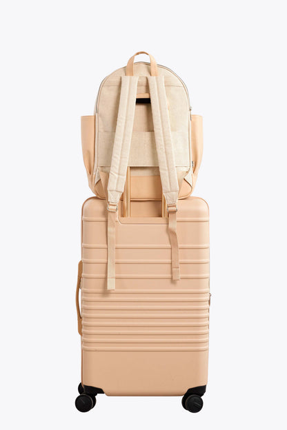 The Travel Backpack in Beige