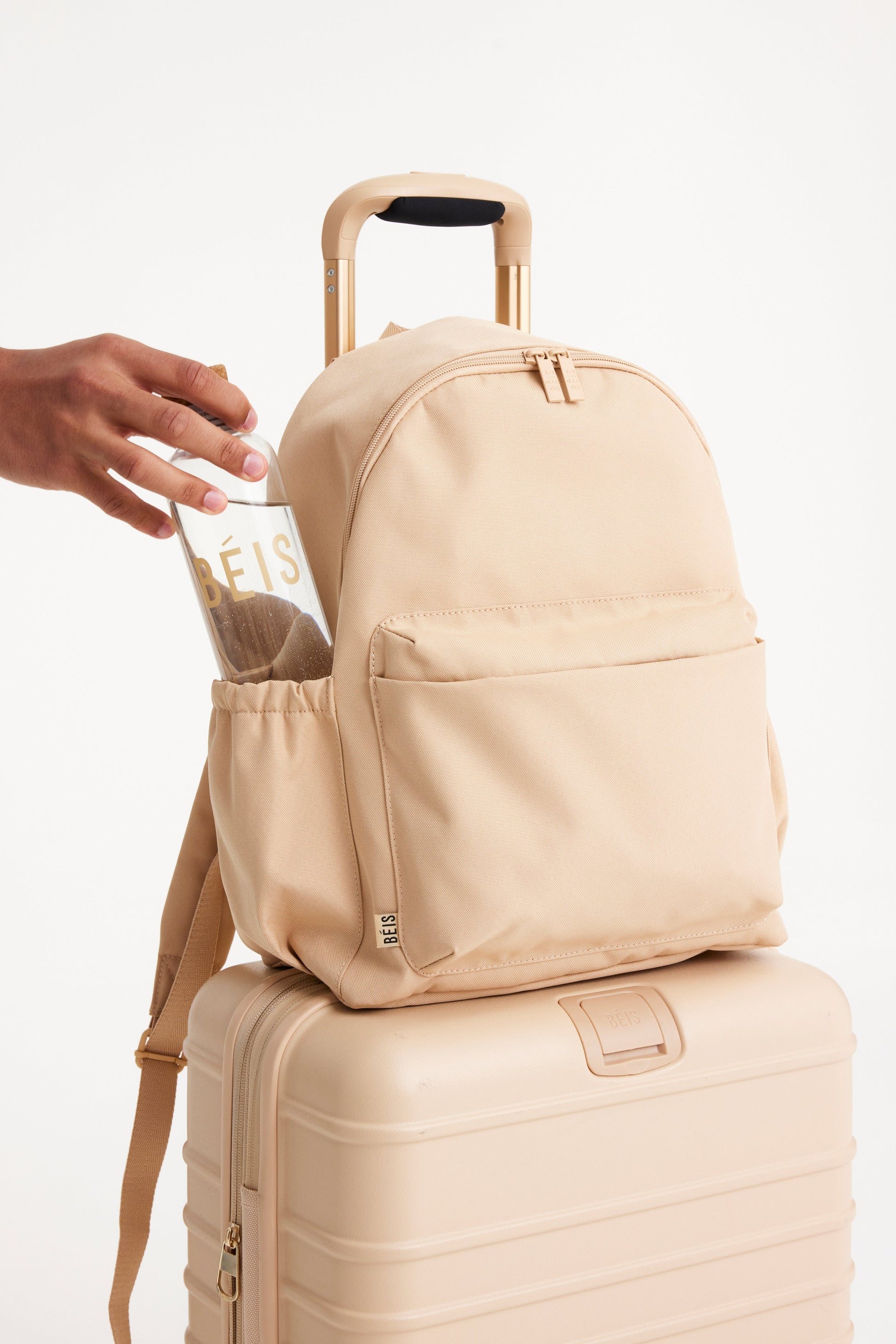 The B??ISics Backpack in Beige