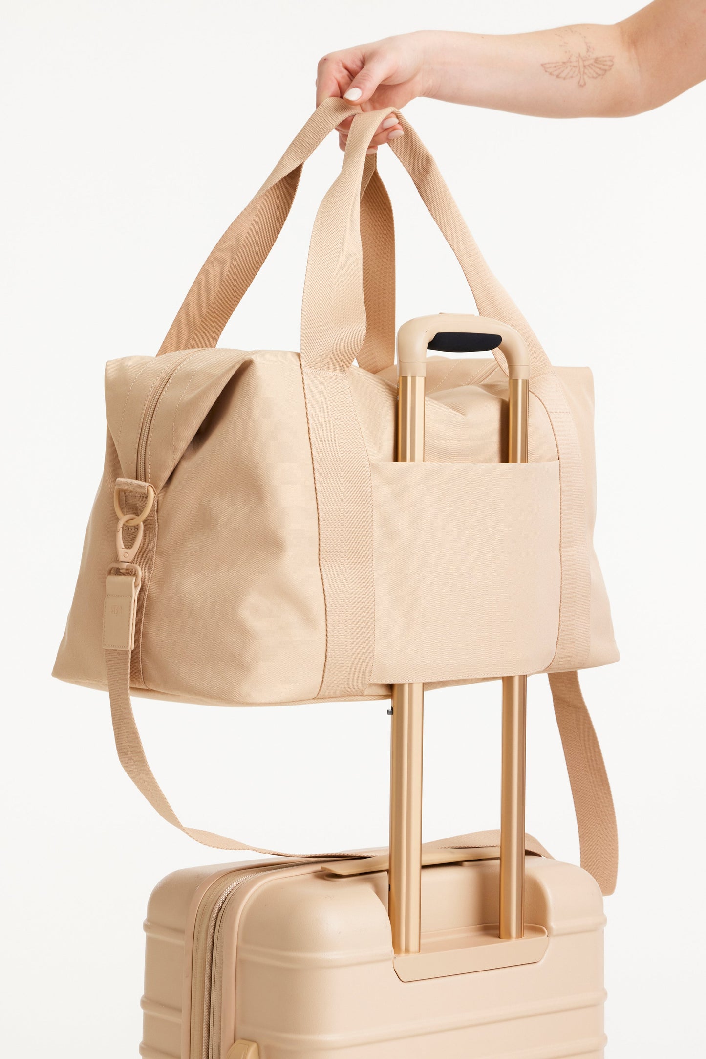 The B??ISics Duffle in Beige