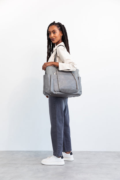 The Diaper Bag in Grey