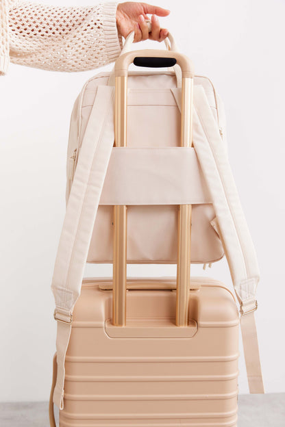 Resale The Expandable Backpack in Beige