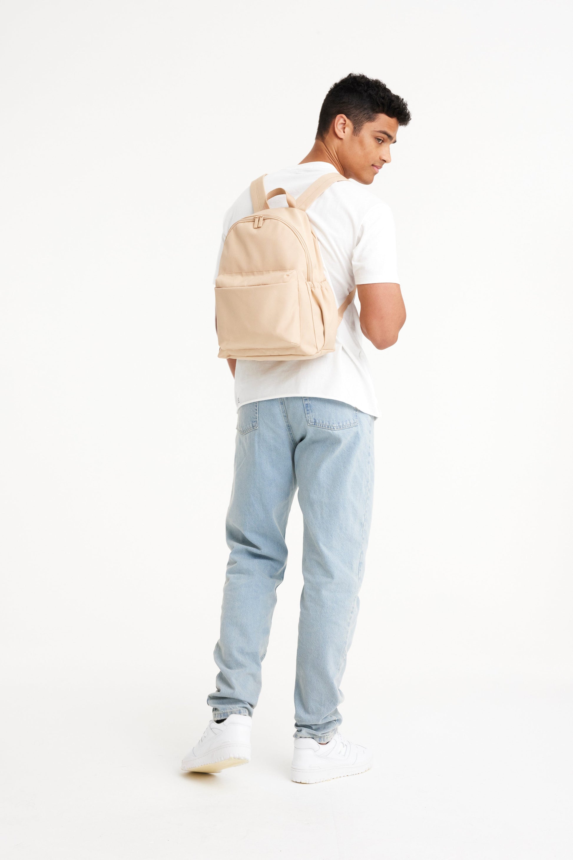 The B??ISics Backpack in Beige