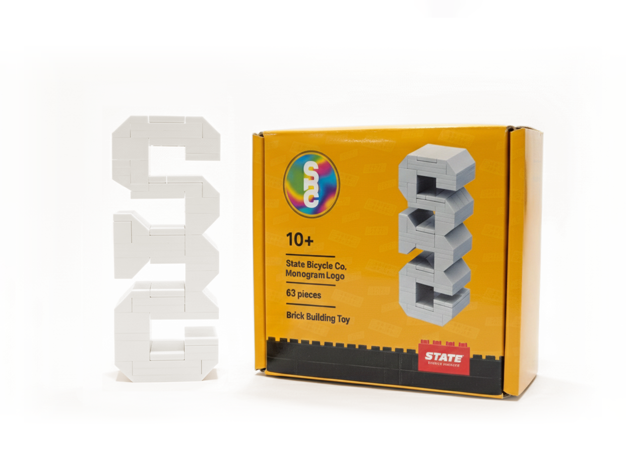 State Bicycle Co. "SBC" Monogram Logo Brick Set