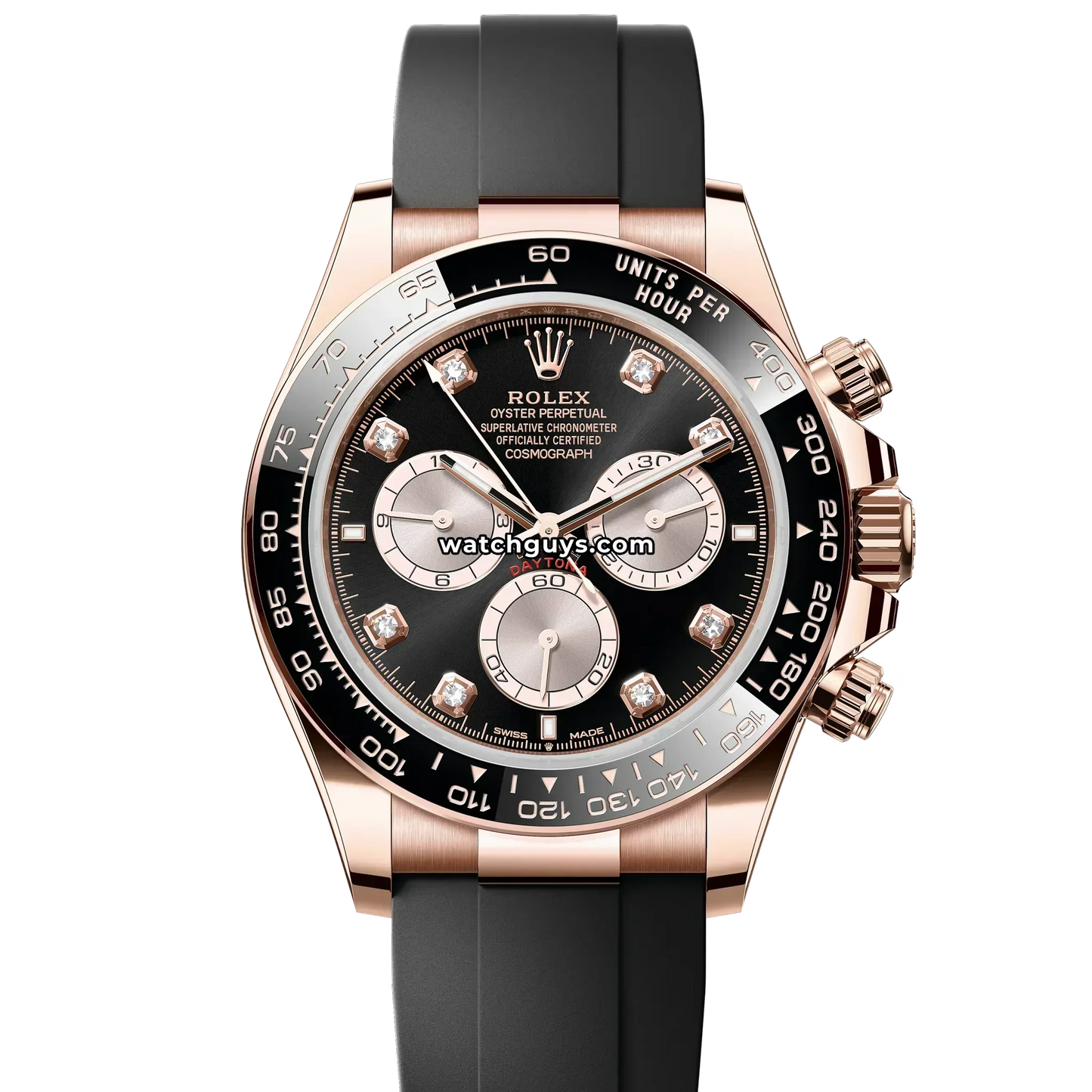 Rolex Daytona 126515LN Black Diamond Oysterflex