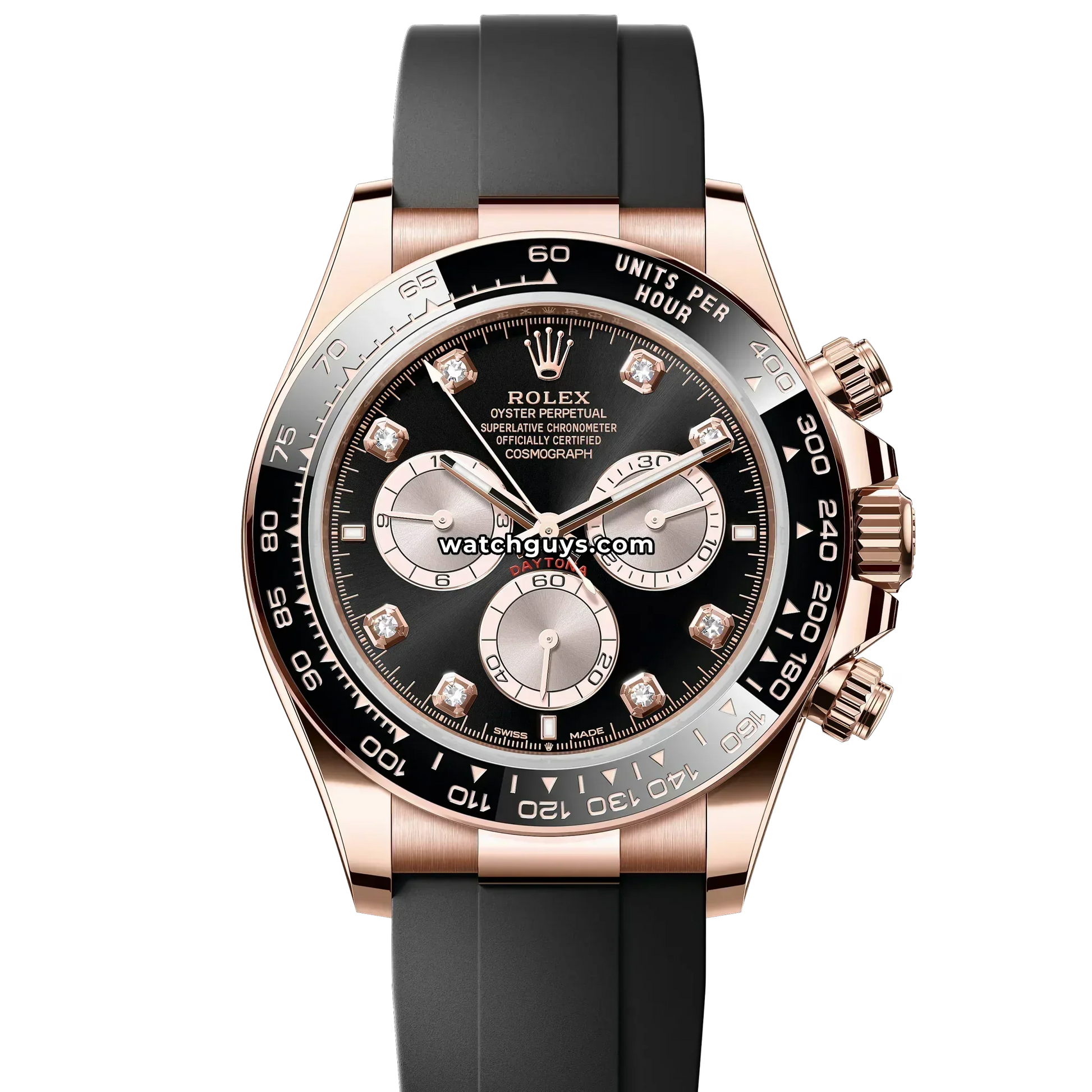 Rolex Daytona 126515LN Black Diamond Oysterflex