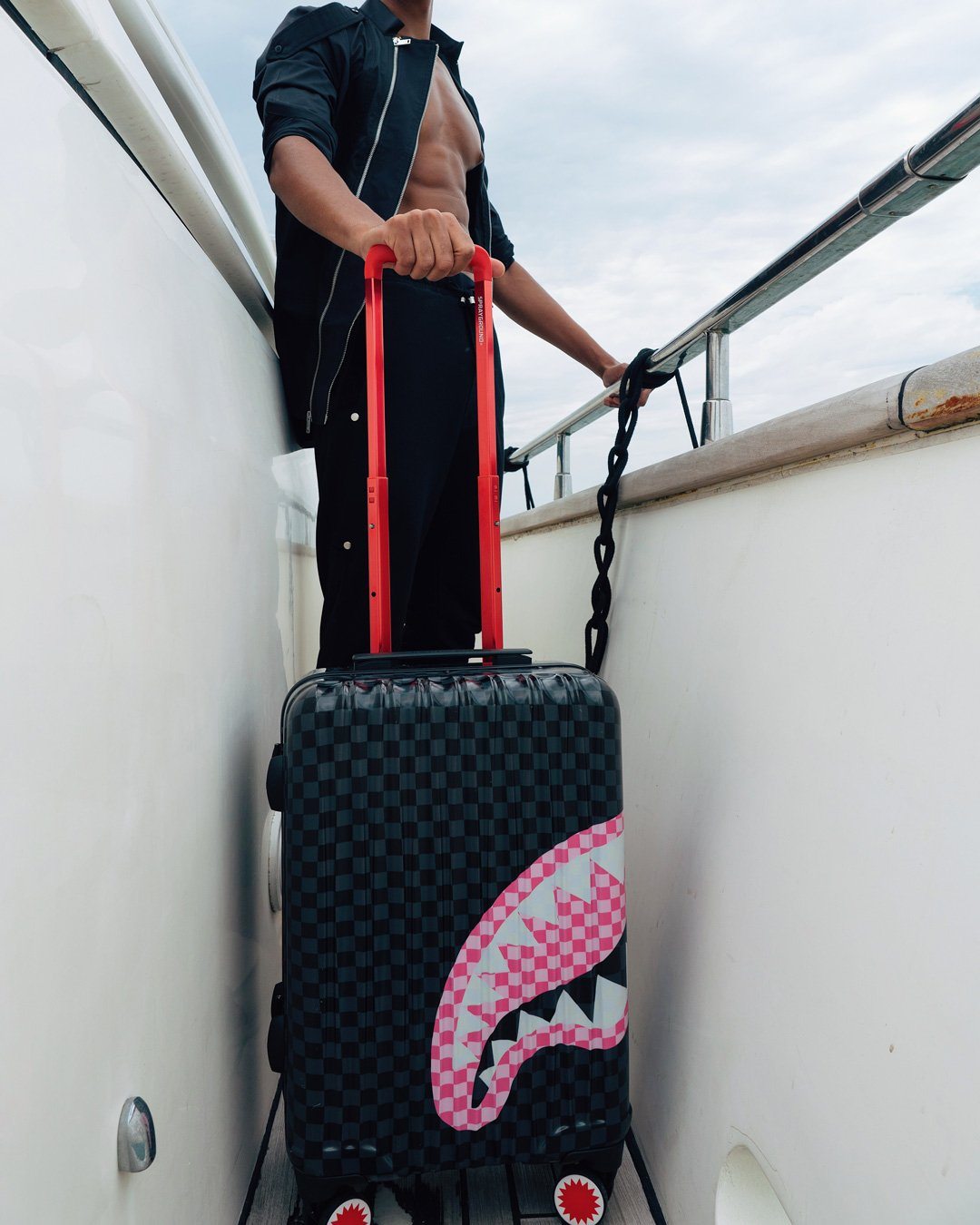 SHARKS IN CANDY CARRY-ON LUGGAGE