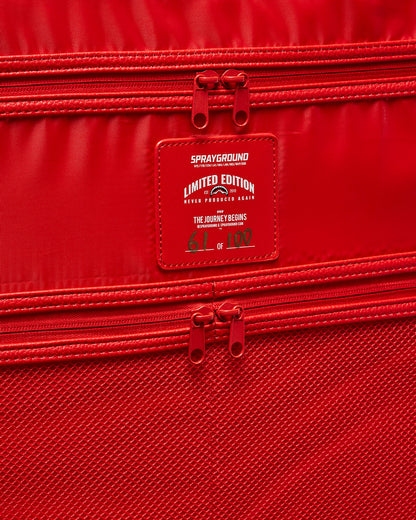 RED RIVIERA JETSETTER CARRY-ON LUGGAGE