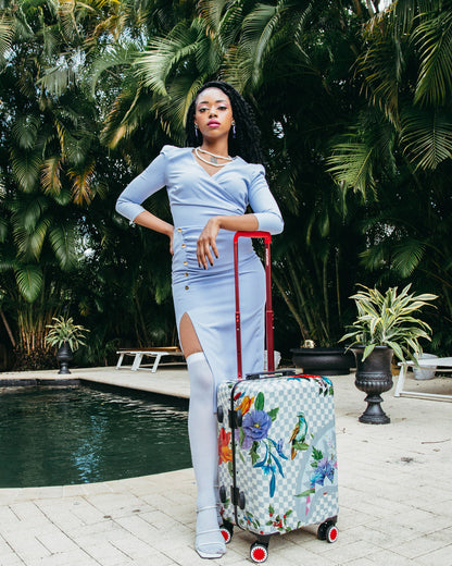 JARDIN DU PALAIS SHARKNAUTICS HARDSHELL CARRY-ON LUGGAGE