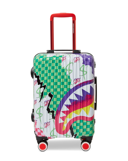 DREAMY TECHNICOLOR SHARKNAUTICS HARDSHELL CARRY-ON LUGGAGE