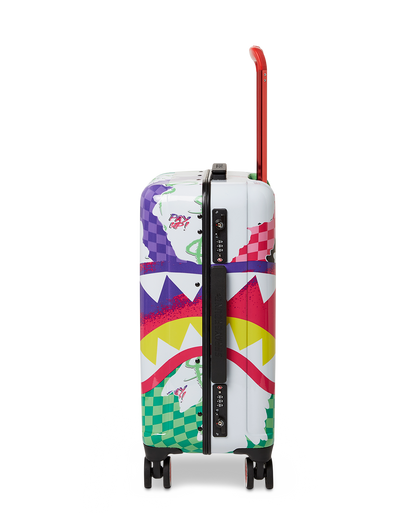 DREAMY TECHNICOLOR SHARKNAUTICS HARDSHELL CARRY-ON LUGGAGE