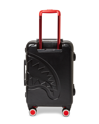 MOLDED SHARKITECTURE BLACK HARDSHELL CARRY-ON LUGGAGE