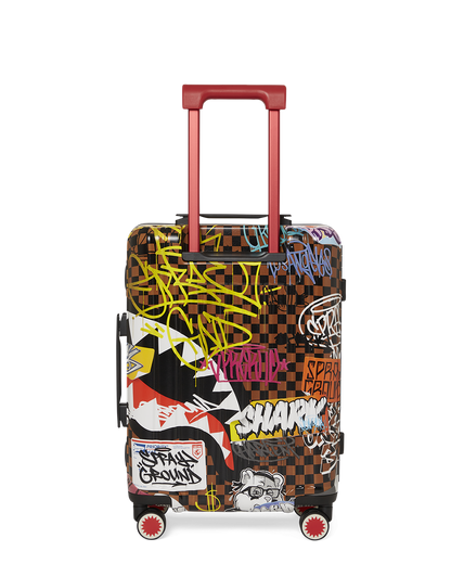 SHARKS IN PARIS THE RIZZ SHARKNAUTICS HARDSHELL CARRY-ON LUGGAGE
