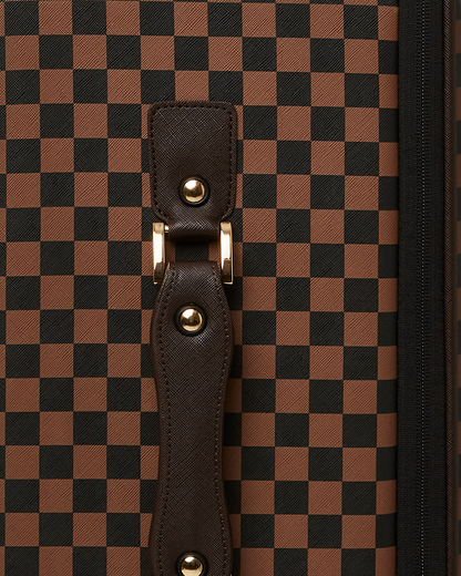 EXTERIOR GOLD ZIP POCKET SHARKS IN PARIS JETSETTER CARRY-ON LUGGAGE
