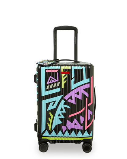 A.I. PATH TO THE FUTURE III HARDSHELL CARRY-ON LUGGAGE - SANDFLOWER COLLAB