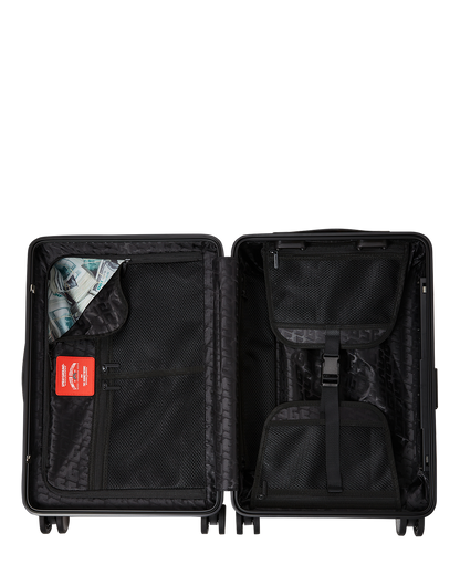 GLOBAL MOGUL UNLIMITED MILES SHARKNAUTICS HARDSHELL CARRY-ON LUGGAGE