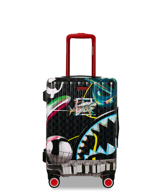 MIND TRIP SHARK DOSE SHARKNAUTICS HARDSHELL CARRY-ON LUGGAGE