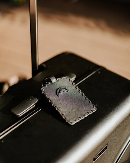 REALITY CHECK SHARKITECTURE CARRY-ON JETBLACK LUGGAGE (GUNMETAL HARDWARE)