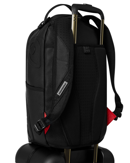 REALITY CHECK SHARKITECTURE CARRY-ON JETBLACK LUGGAGE (GUNMETAL HARDWARE)