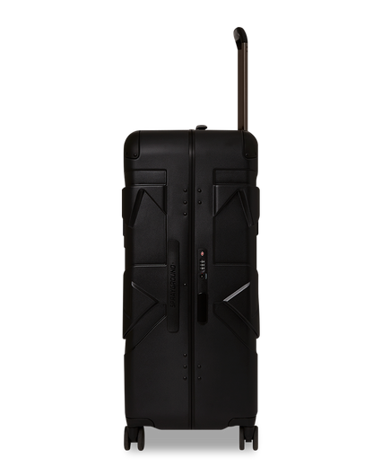 REALITY CHECK SHARKITECTURE FULL-SIZE JETBLACK LUGGAGE (GUNMETAL HARDWARE)