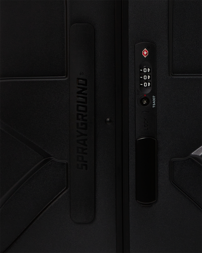 REALITY CHECK SHARKITECTURE FULL-SIZE JETBLACK LUGGAGE (GUNMETAL HARDWARE)