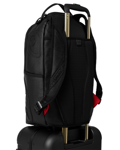 REALITY CHECK SHARKITECTURE CARRY-ON JETBLACK LUGGAGE (GOLD HARDWARE)