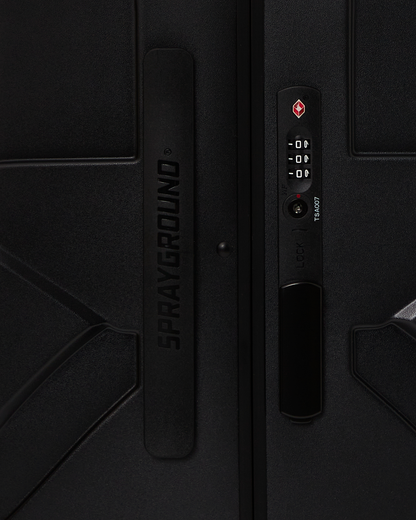 REALITY CHECK SHARKITECTURE FULL-SIZE JETBLACK LUGGAGE (GOLD HARDWARE)