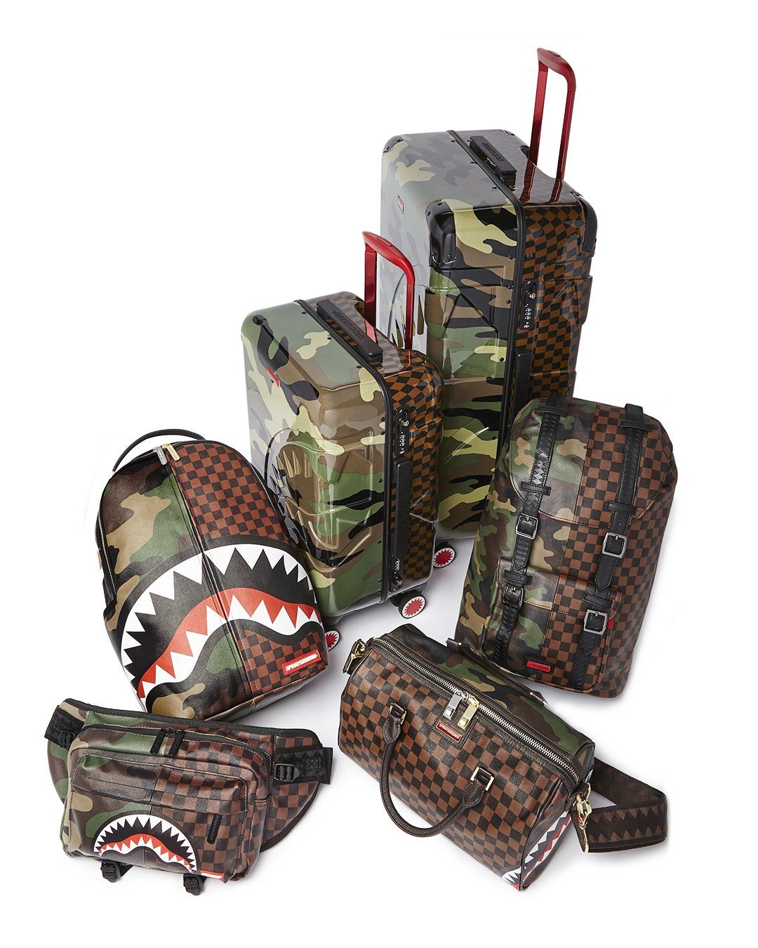 JUNGLE PARIS 21.5? CARRY-ON SHARKITECTURE LUGGAGE