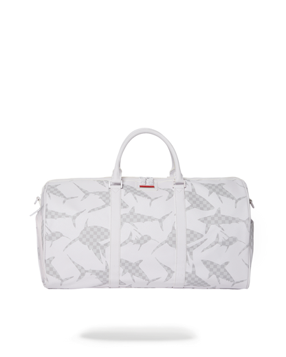 SHARK CHECK (WHITE) DUFFLE