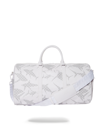 SHARK CHECK (WHITE) DUFFLE