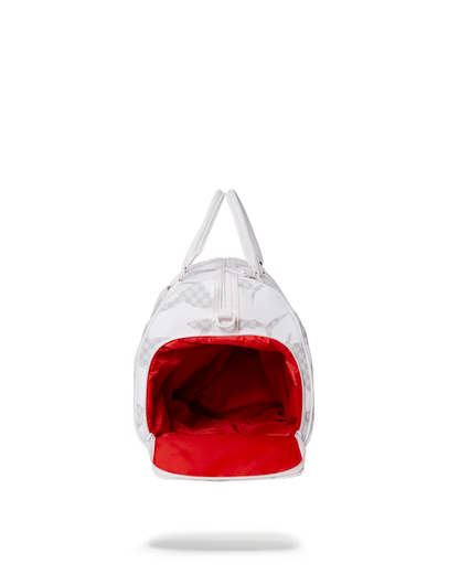 SHARK CHECK (WHITE) DUFFLE